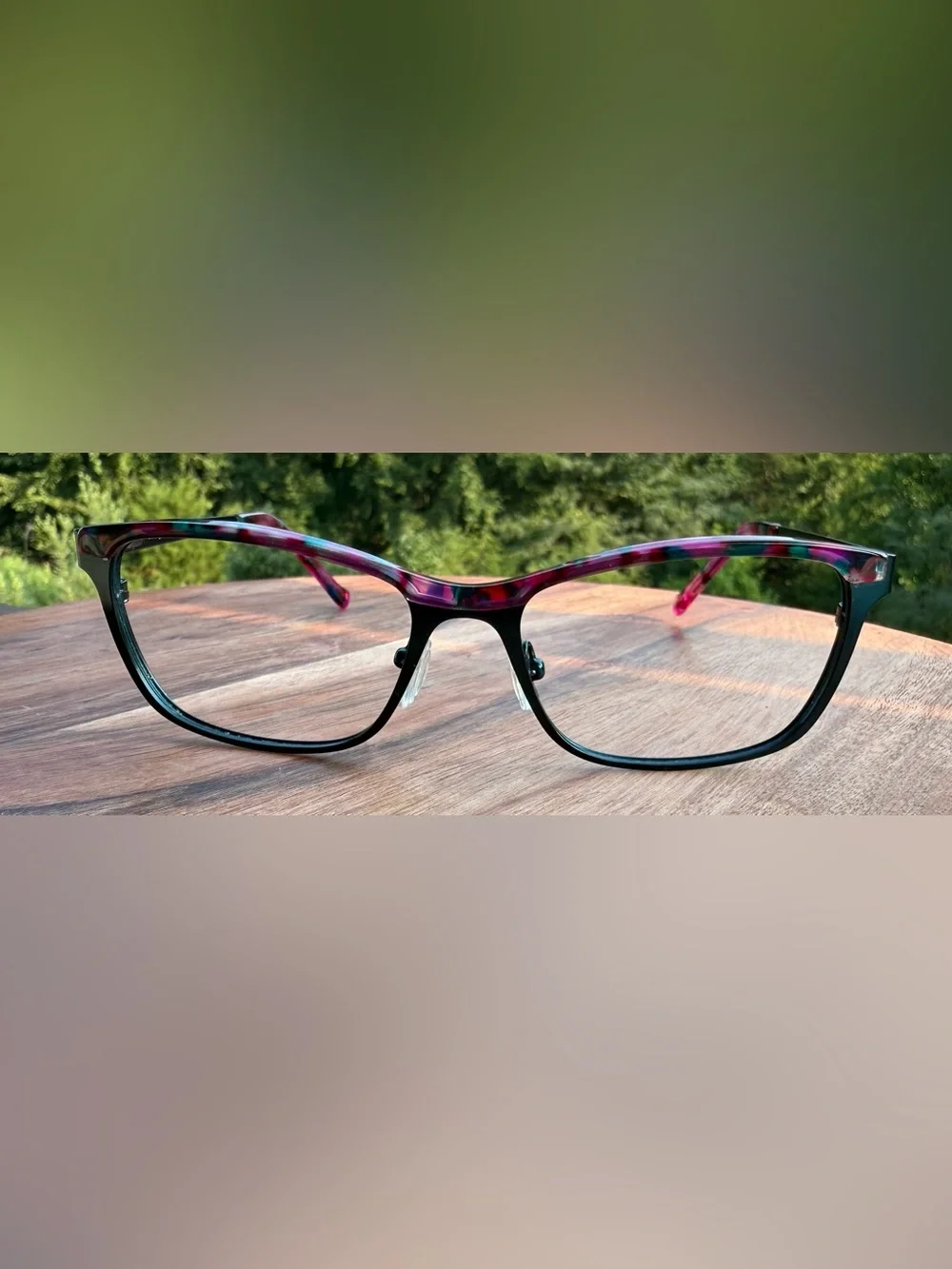 Betsey Johnson Eyeglass Frame Wild Nights Teal